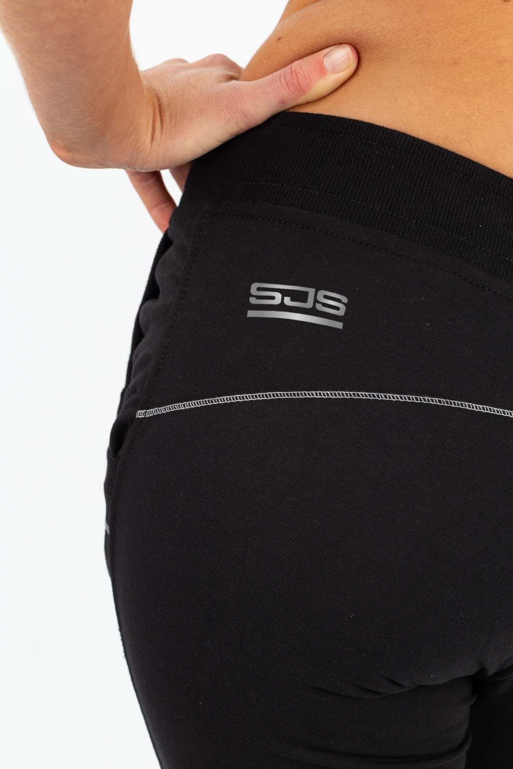 Tennisbroek Dames Djakarta Zwart
