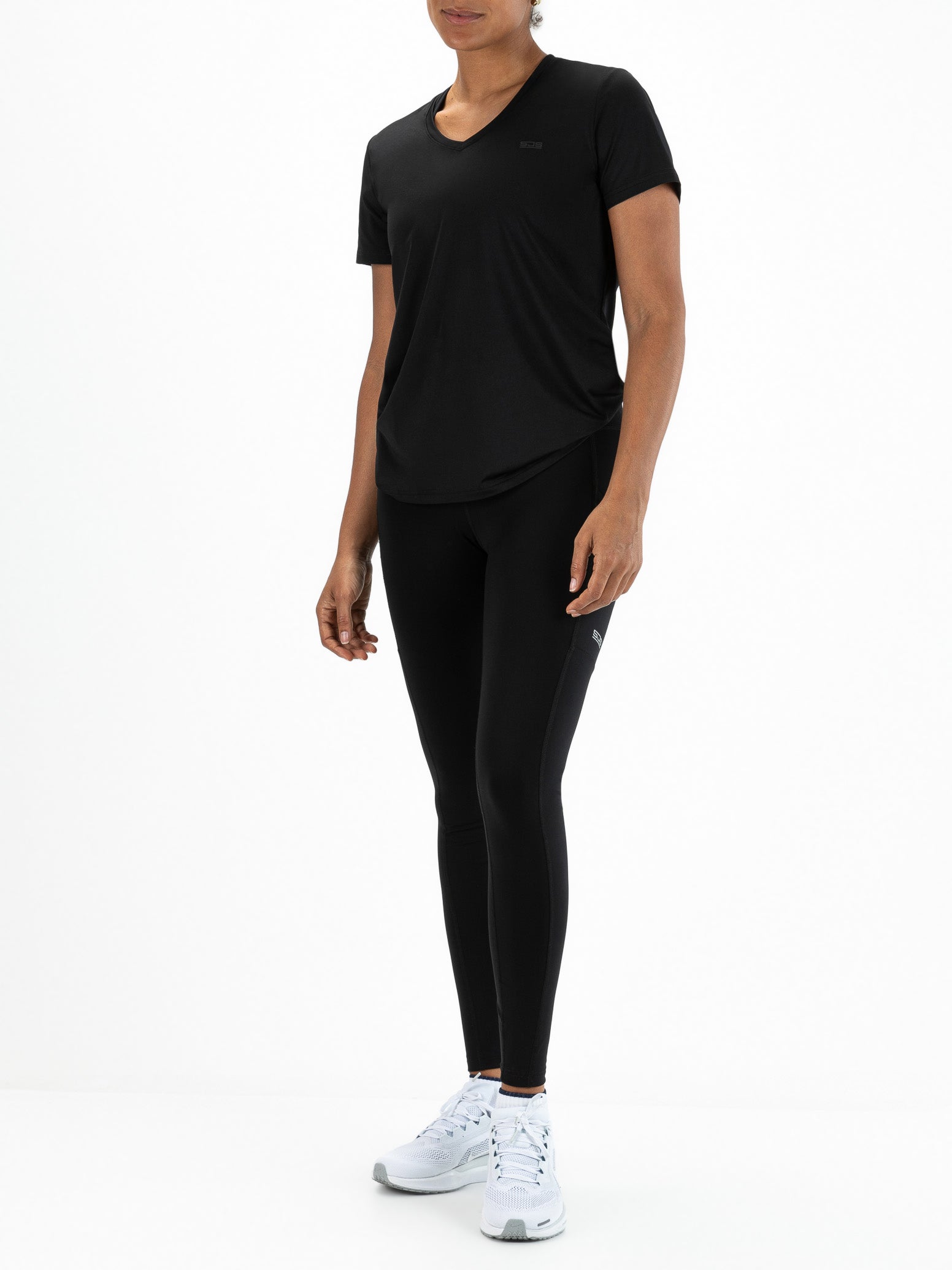 Tennisshirt Dames Ines Black