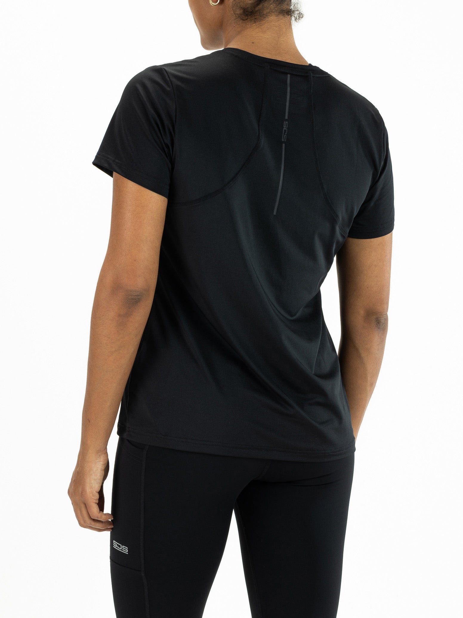 Tennisshirt Dames Ines Black