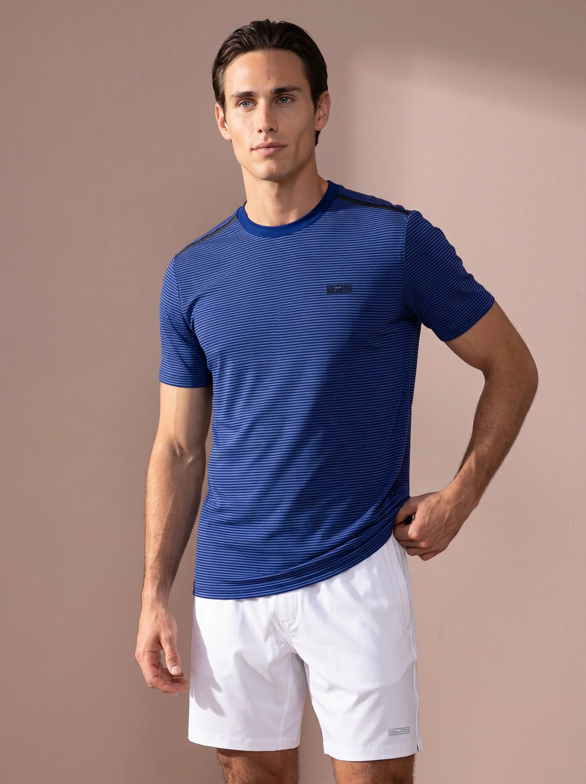 Tennisshirt Heren Tex Astral Blue