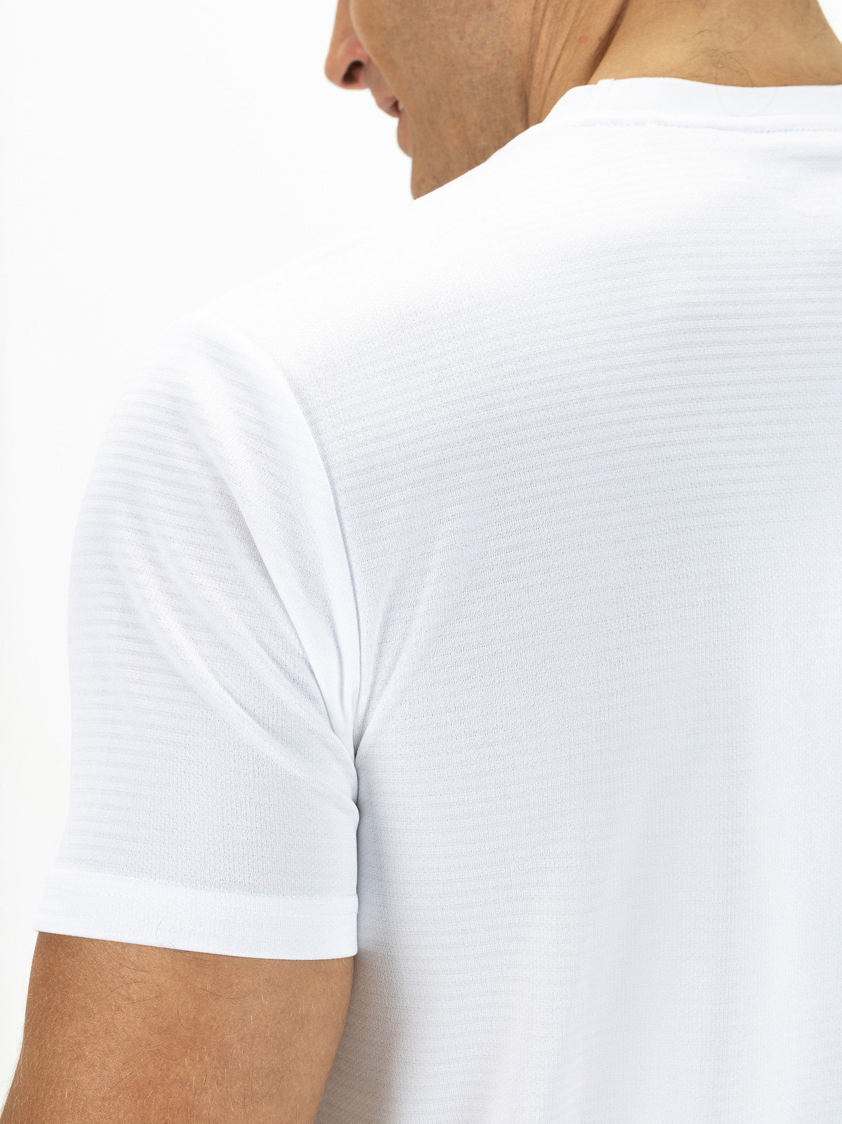 Tennisshirt Heren Tex Real White