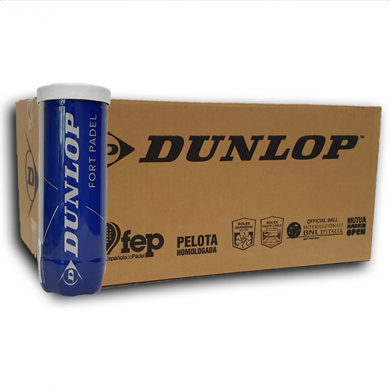 Dunlop Padel Fort padelballen 24x3st