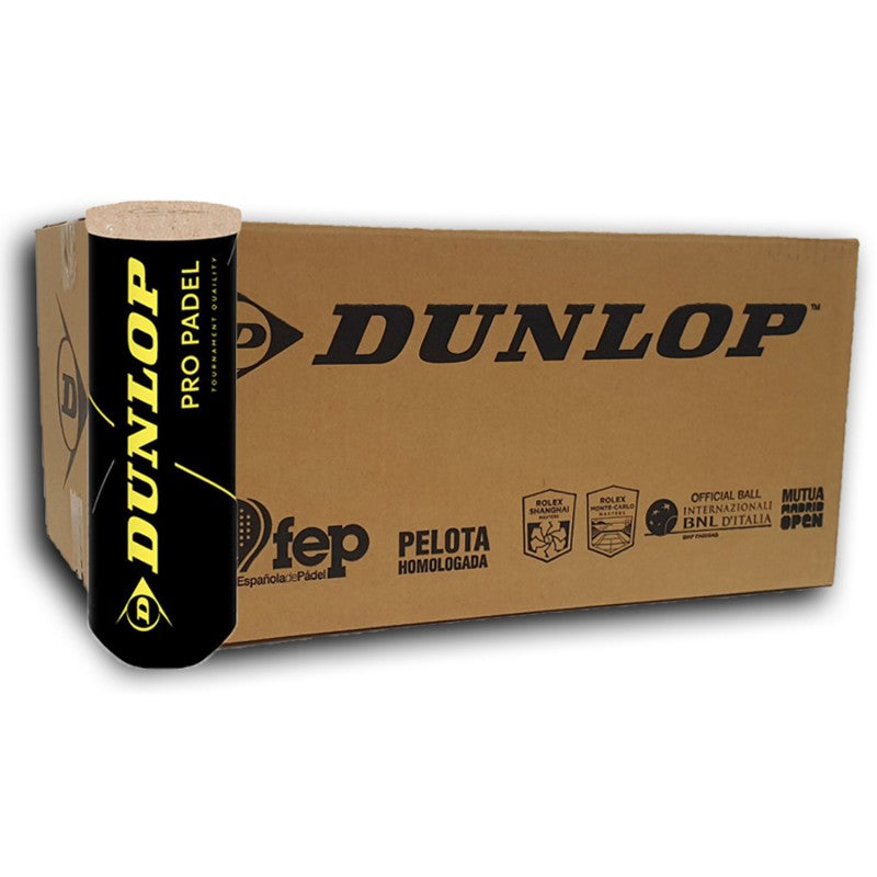Dunlop Padel Pro padelballen 24x3st