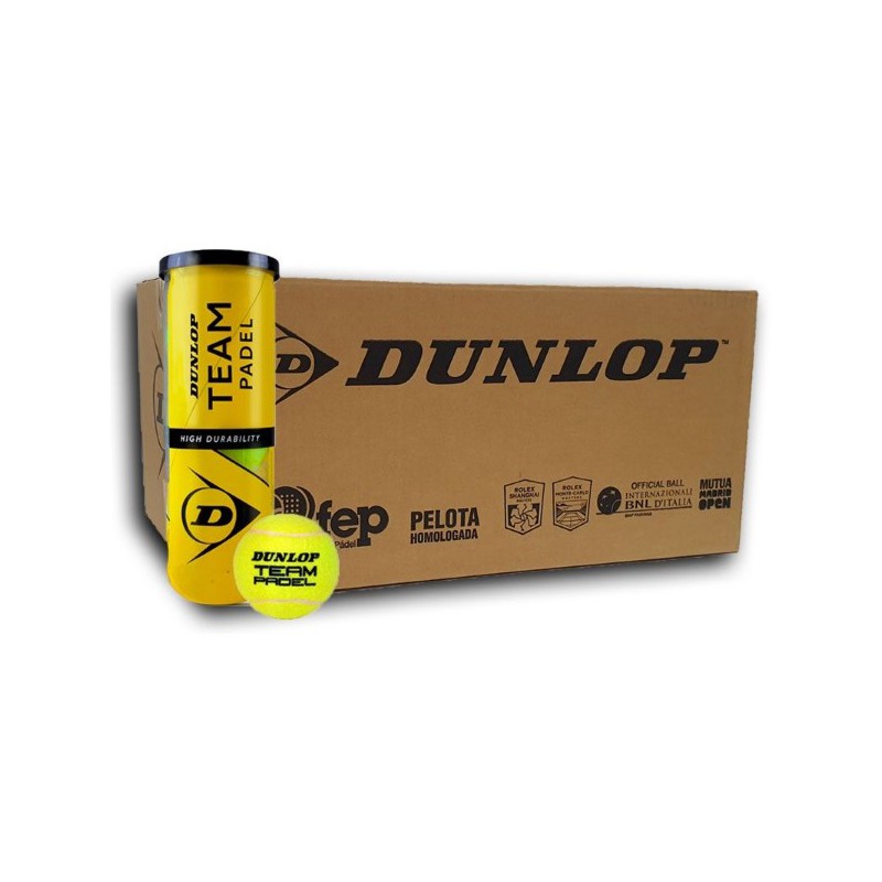 Dunlop Padel Team padelballen 24x3st