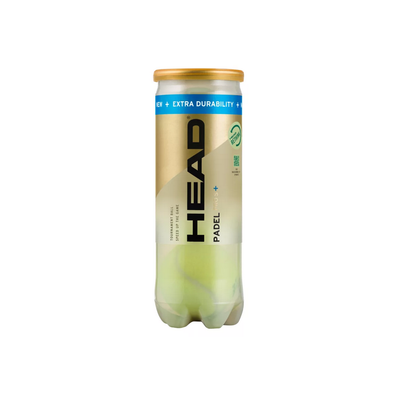 HEAD Padel Pro S+ Padelballen 3st
