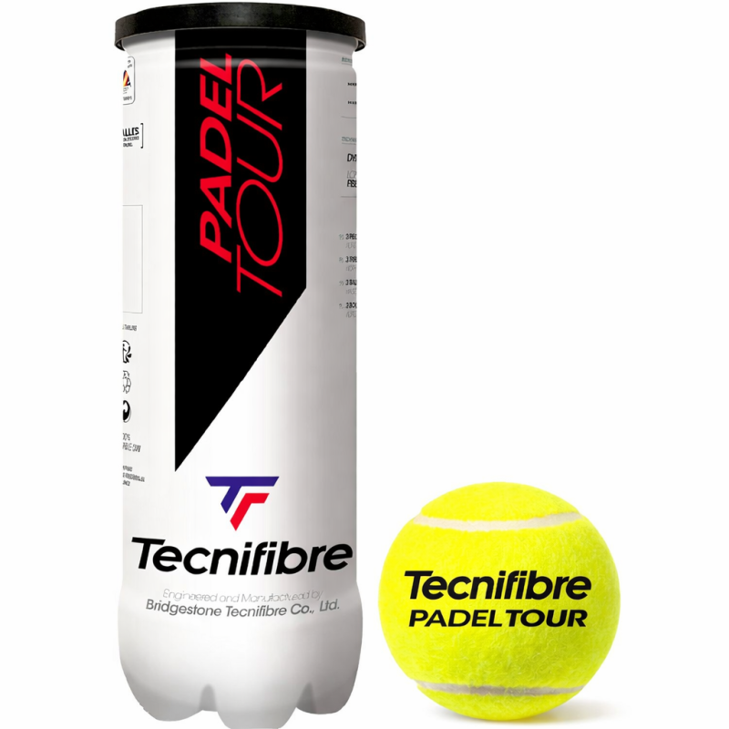 Tecnifibre Tour padelballen 3st
