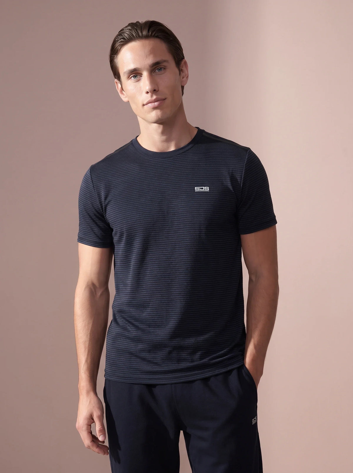 Tennisshirt Heren Tex Dark Blue
