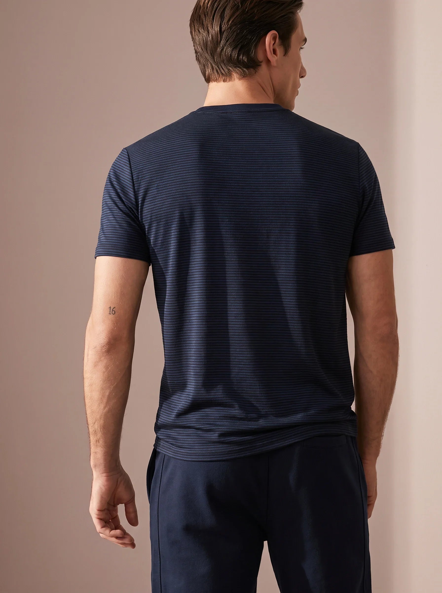 Tennisshirt Heren Tex Dark Blue
