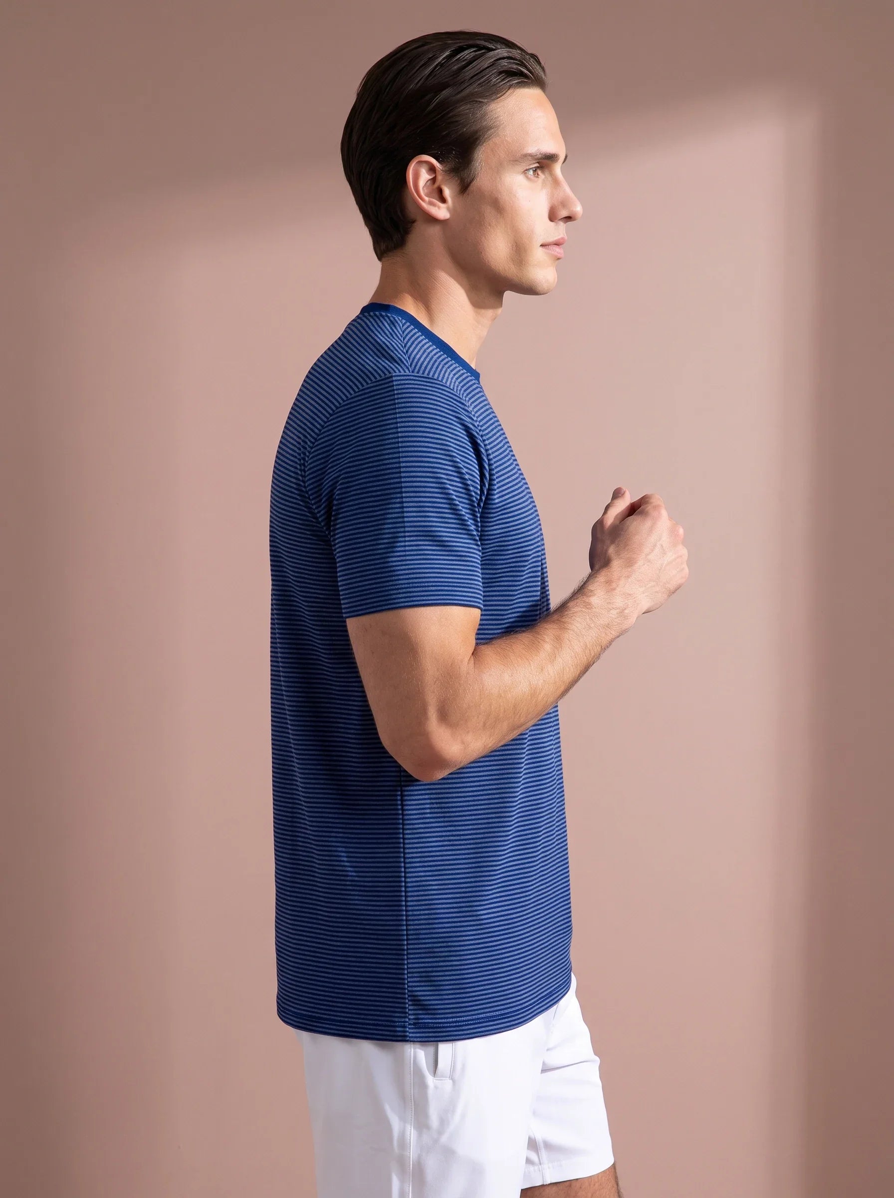 Tennisshirt Heren Tex Astral Blue