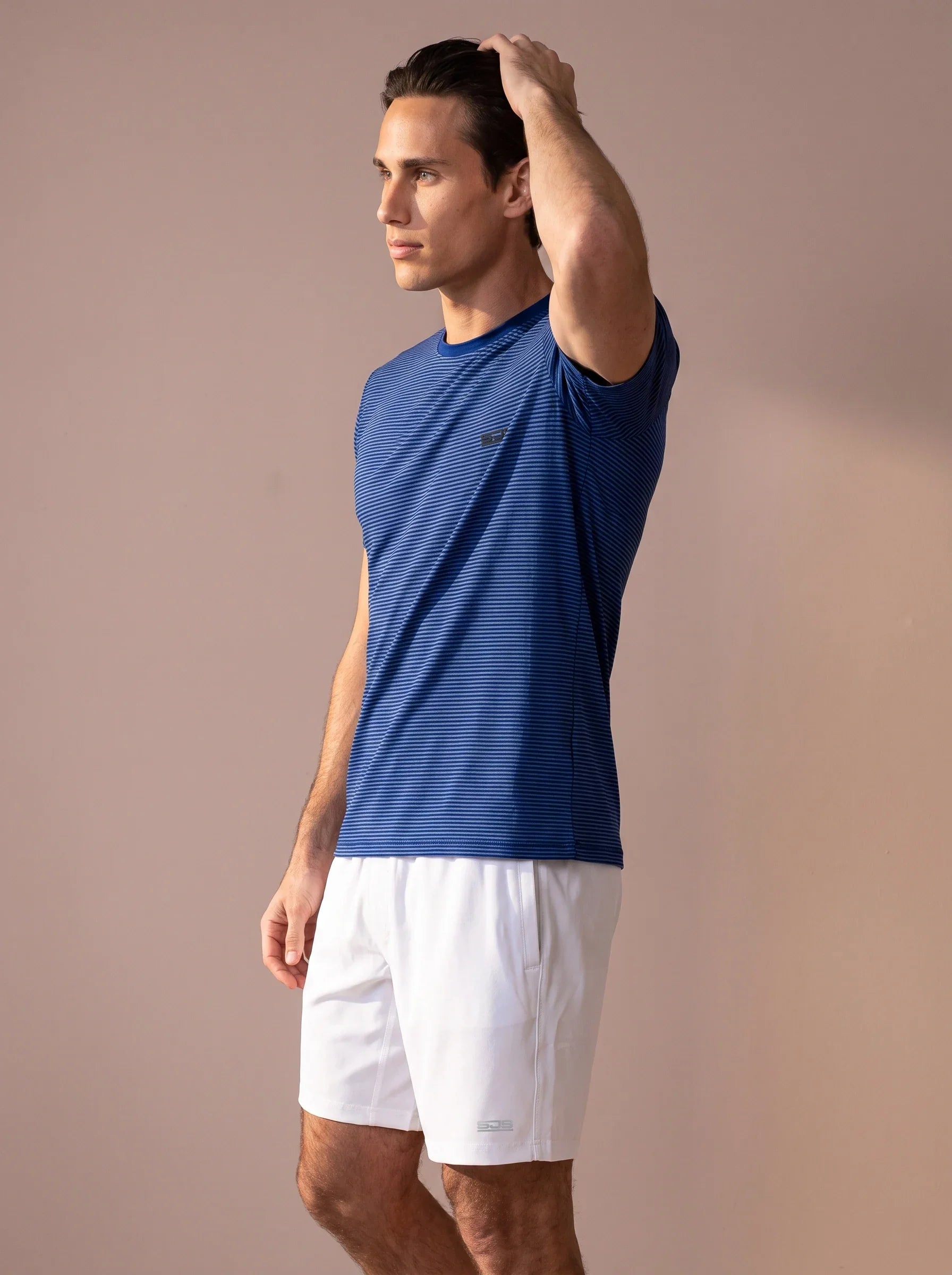 Tennisshirt Heren Tex Astral Blue
