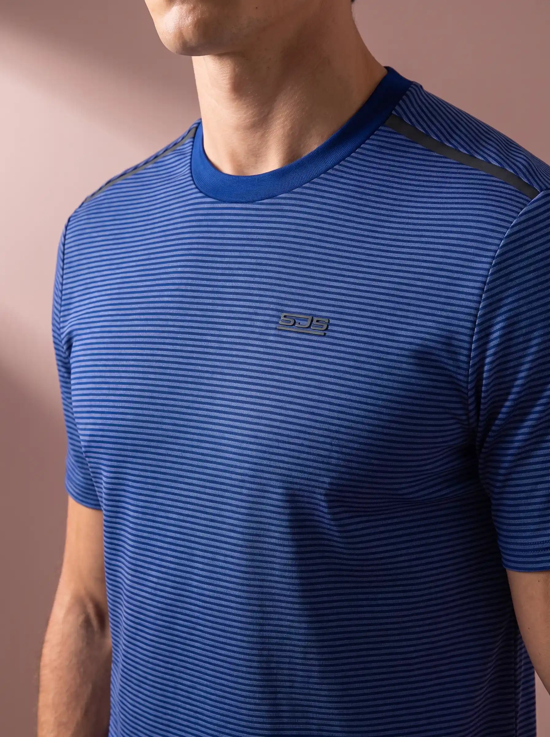 Tennisshirt Heren Tex Astral Blue