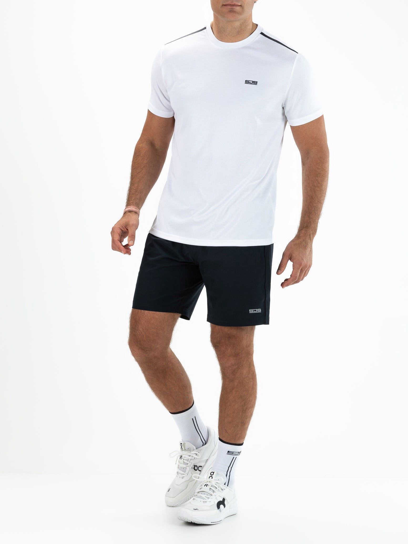Tennisshirt Heren Tex Real White