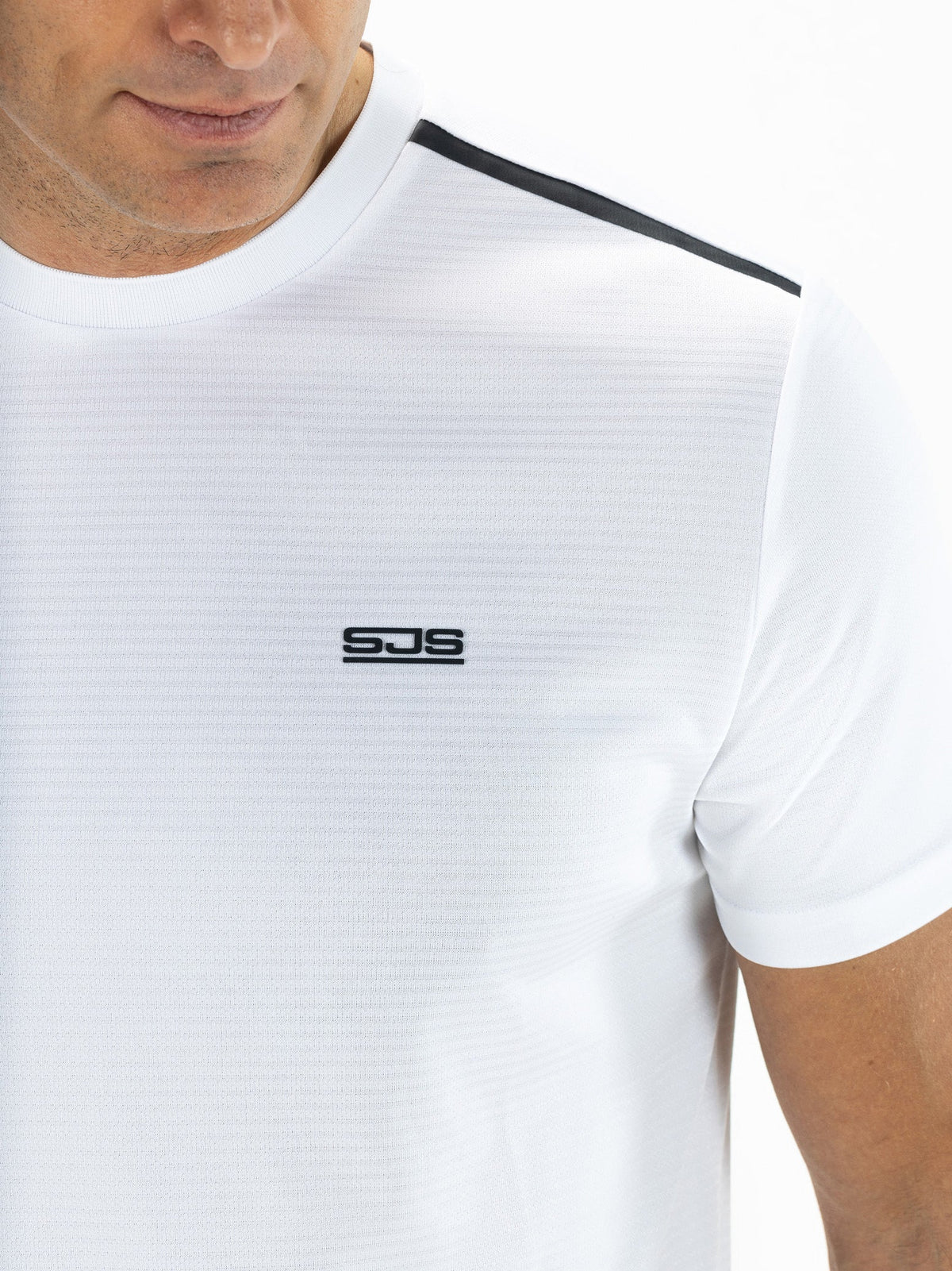 Tennisshirt Heren Tex Real White