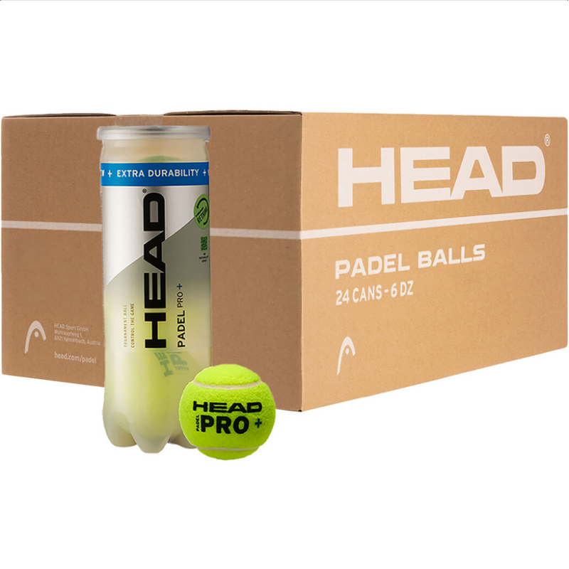 HEAD Padel Pro+ Padelballen 24x3st