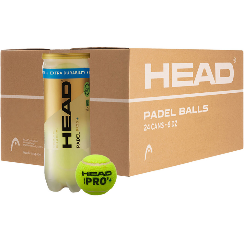 HEAD Padel Pro S+ Padelballen 24x3st