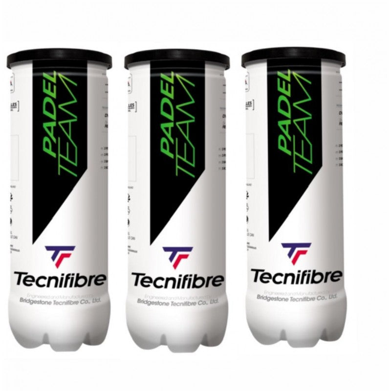 Tecnifibre Team padelballen 3x3st