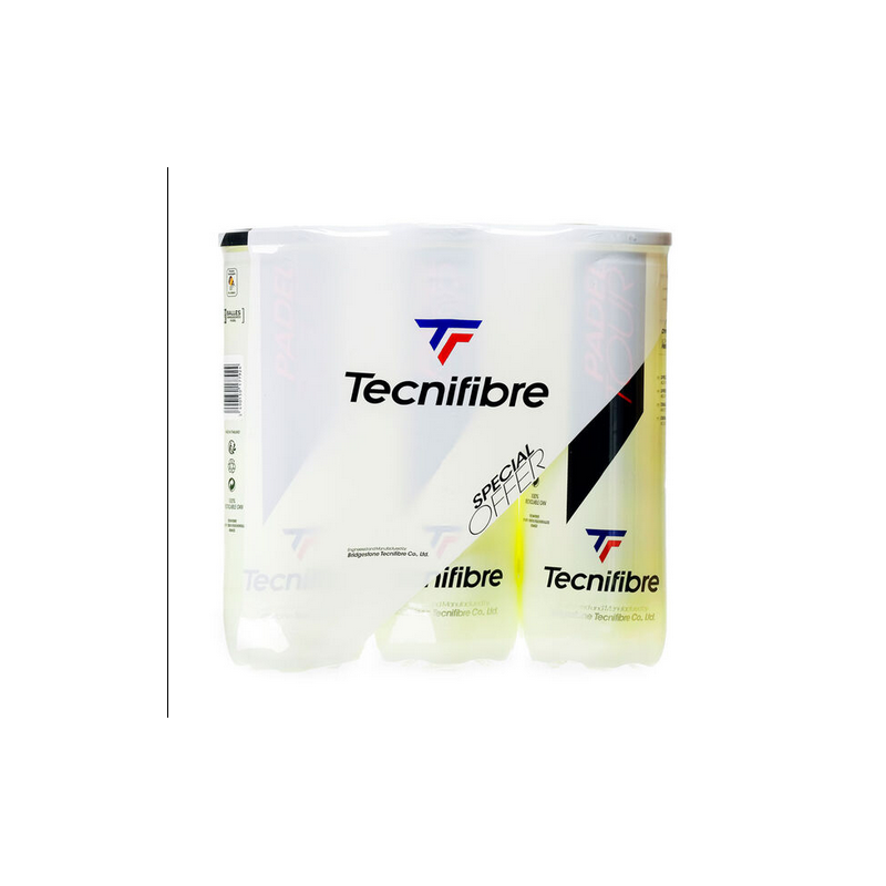 Tecnifibre Tour padelballen 3x3st